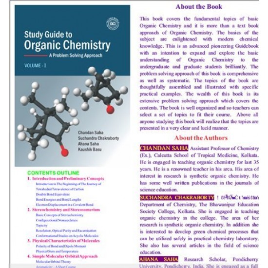 Study Guide to Organic Chemistry Vol 1 