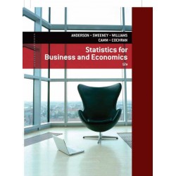 Statistics for Business and Economics 12th Edition