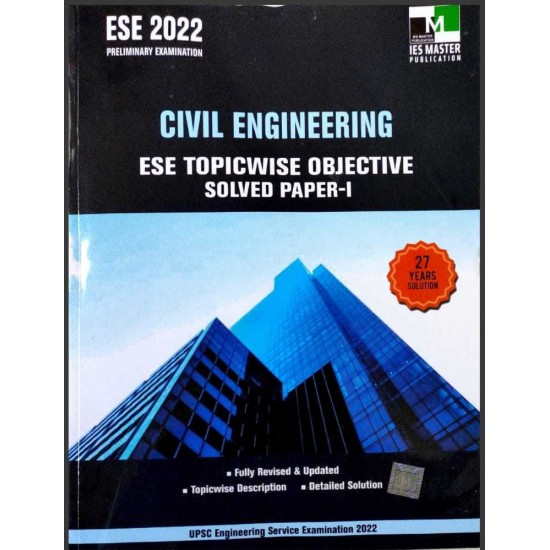 ESE 2022 Civil Engineering Topicwise Objective Solved Paper-1