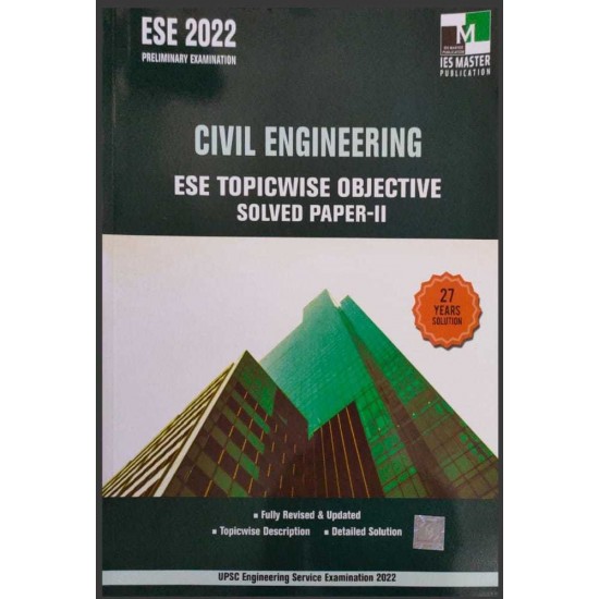 ESE 2022 Civil Engineering Topicwise Objective Solved Paper-2