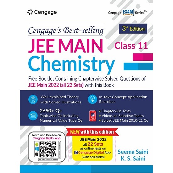 Chemistry for JEE Main Calss 11 (Seema Saini, K.S. Saini, 2023)