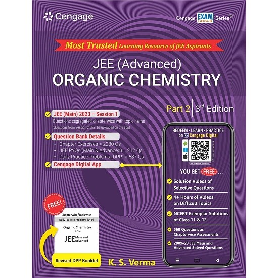 Organic Chemistry - For JEE Advanced part 2, 3 Edition  (K. S. Verma, 2024)