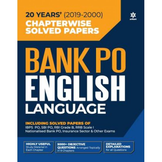 Bank PO English Language  Solved Papers 2020 Edition