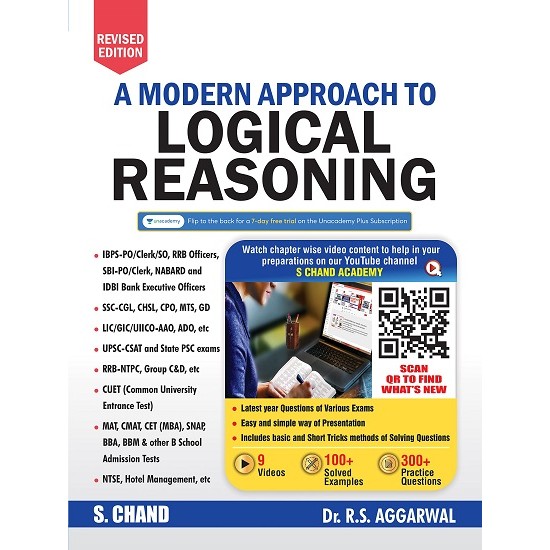 A Modern Approach To Logical Reasoning (R.S. Aggarwal)