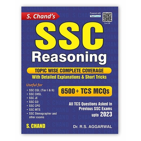 SSC Reasoning 6500+ TCS MCQs (R S Aggarwal)