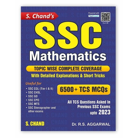 SSC Mathematics 6500+ TCS MCQs (R.S Aggarwal)