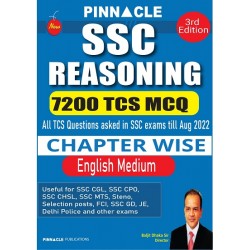 SSC Reasoning 7200+ TCS MCQ (Baljit Daka Sir, Pinnacle Publications)