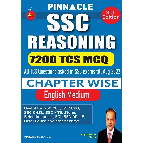 SSC Reasoning 7200+ TCS MCQ (Baljit Daka Sir, Pinnacle Publications)