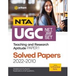 NTA UGC NET / JRF / SET Teaching and Research Paper 1 Solved Papers 2022-2010