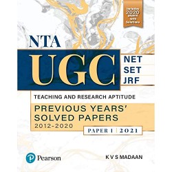 NTA UGC NET/SET/JRF: Teaching and Research Aptitude Previous Years solved paper