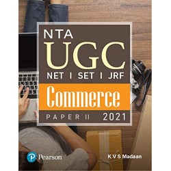 NTA UGC NET/SET/JRF - Commerce Paper 2( 2021, KVS Madaan)