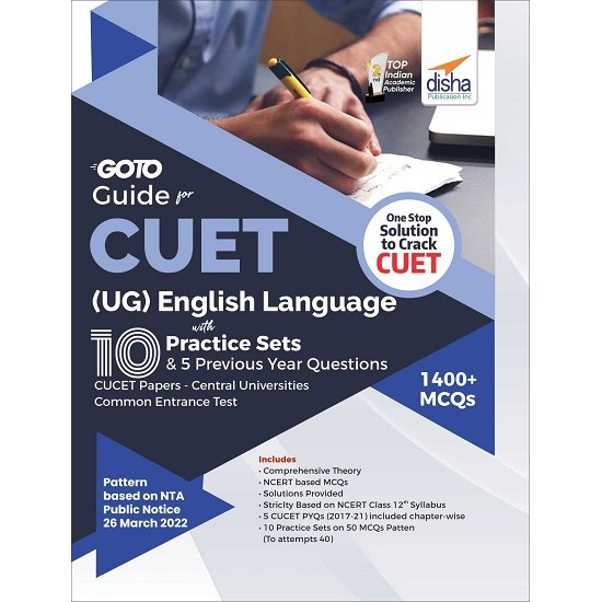 Cuet (Ug) English Language with 10 Practice Sets & 5 Previous Year Questions