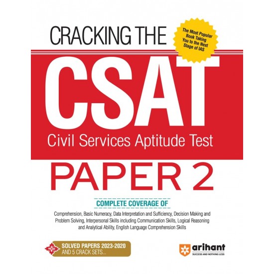 Arihant Cracking The CSAT Paper 2