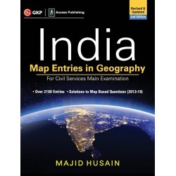 India Map Entries in Geography 2nd Edition (Majid Husain)