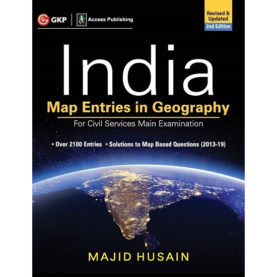 India Map Entries in Geography 2nd Edition (Majid Husain)