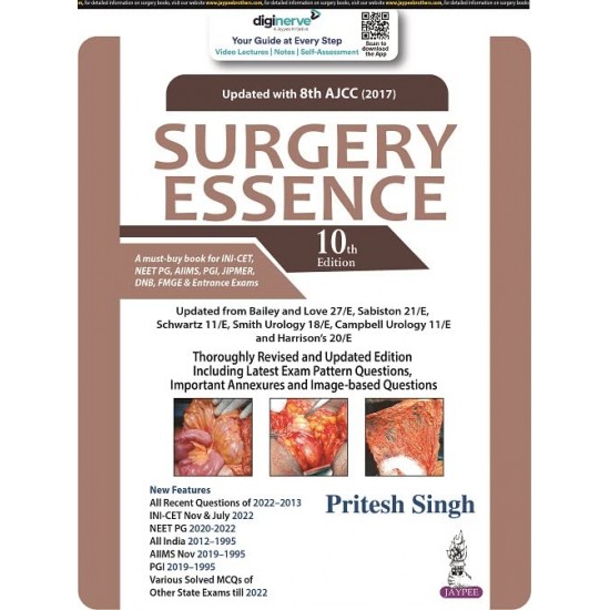 Surgery Essence 10th Edition (Pritesh Singh)