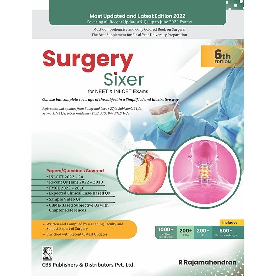 Surgery Sixer for NEB 6th Edition (R Rajamahendran)