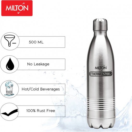 Milton Thermosteel Duo 500ml Flask (Silver)	