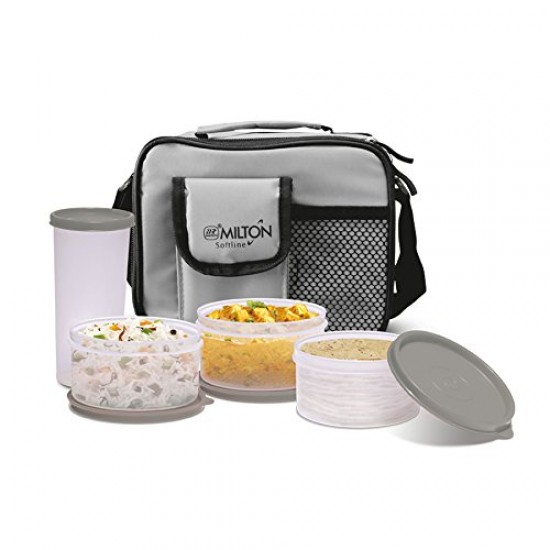 Milton Meal Lunch Box 3 Containers (Grey)