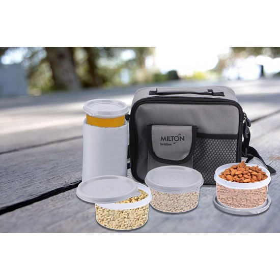 Milton Meal Lunch Box 3 Containers (Grey)