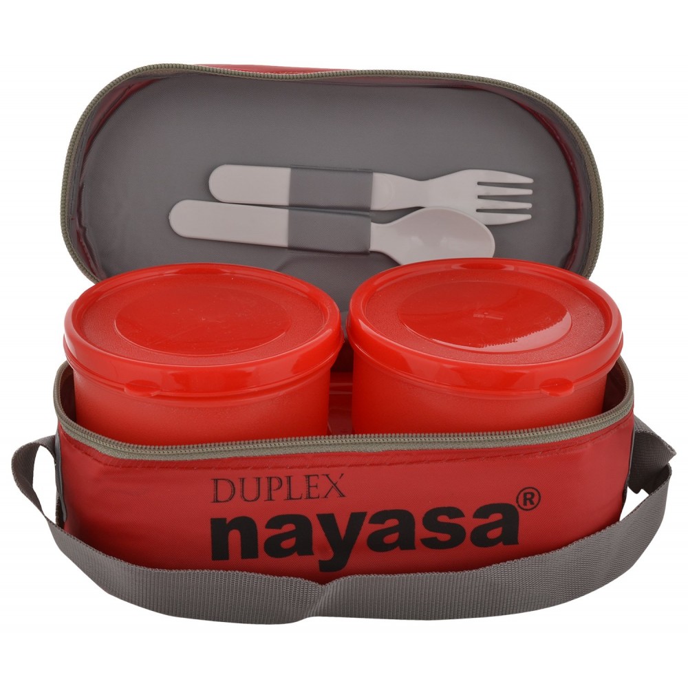 Buy Nayasa Duplex Lunch Box 3 Containers online on best Price in india